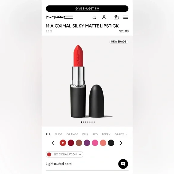 *NWT* MAC Cosmetics 3-Piece Lip Set (lipstick & liner)